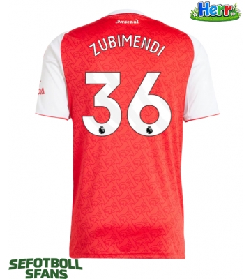 Arsenal Martin Zubimendi #36 Hemmatröja 2025-26 Kortärmad